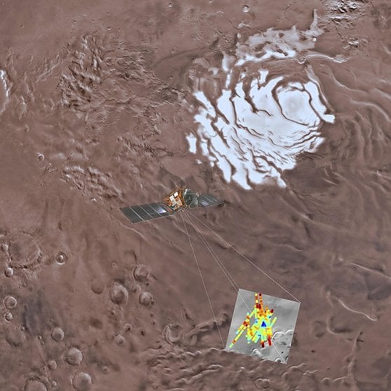 Il lago sotterraneo scoperto pochi mesi fa dal radar italiano Marsis